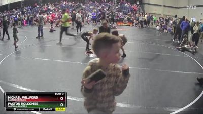 55 lbs Semifinal - Michael Willford, Gaston Grizzlies vs Paxton Holcombe, Carolina Reapers