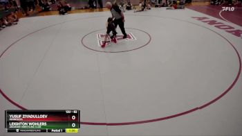 82 lbs Cons. Semi - Yusuf Ziyadulloev, Minnesota vs Leighton Wohlers, Andover Wrestling Club