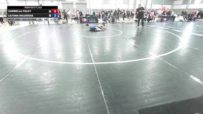 U20 Women - 59 lbs Cons. Round 3 - Carmella Foley, CA vs Lilyana Balderas, CA