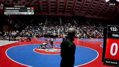 132-6A Cons. Round 1 - Jaden Sanders, Grayson vs Nehemiah Walls, South Gwinnett