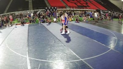 126 lbs Champ. Round 2 - Hawke Garrett, Wisconsin vs Dominic Nowlin, Oregon