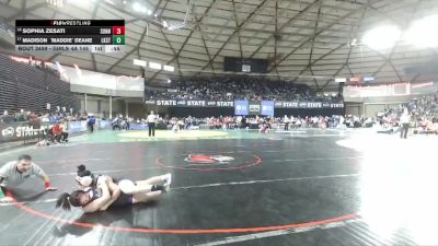 Girls 4A 145 lbs Cons. Round 2 - Sophia Zesati, Sunnyside (Girls) vs Madison `Maddie` Deane, Lake Stevens (Girls)