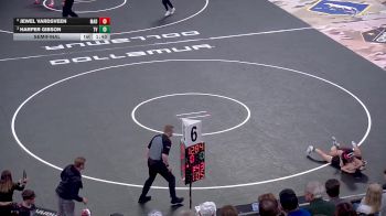 105 lbs Semifinal - Harper Gibson, Tri-Valley vs Jewel Vardsveen, Madison