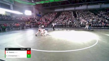 106 lbs 1st Place Match - Breyton Banks, Salem Hills vs Caleb Jackson, Maple Mountain