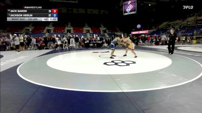 126 lbs Cons. Sub-quarters - Jack Baron, PA vs Jackson Heslin, CT