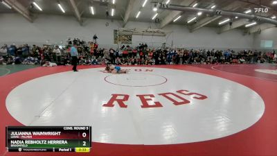 135 lbs Cons. Round 5 - Nadia Rebholtz Herrera, Broomfield vs Julianna Wainwright, Lewis - Palmer