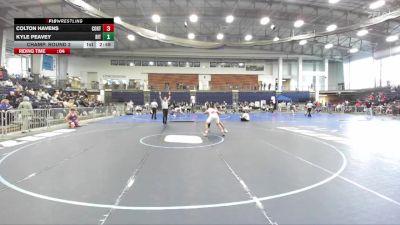 157 lbs Champ. Round 2 - Kyle Peavey, RIT vs Colton Havens, Cortland