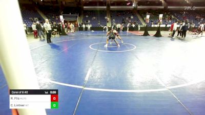 150 lbs Consi Of 8 #2 - Ryan Flis, Milford [MA] vs Cole Lintner, Whittier