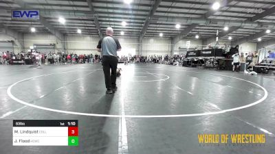 83 lbs Round Of 32 - Max Lindquist, Collum Trained vs Jaxon Flood, Higher Calling Wrestling Club