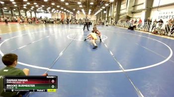 80 lbs Rd# 1 9:00am Friday - Brooks Burmeister, PA Blue vs Damian Manna, Maryland GOLD