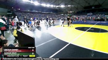 53 lbs Cons. Round 2 - Gunnar Holm, Steelclaw Wrestling Club vs Lincoln Chaney, Scrap Yard Garage Wrestling