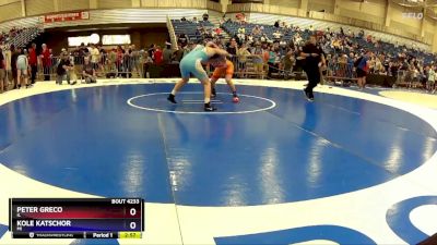 165 lbs Champ. Round 2 - Peter Greco, IL vs Kole Katschor, MI