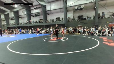 Junior Girls FS - 110 lbs Champ. Round 1 - Serineh Crane, CA vs Elisabeth Norton, WA