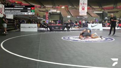 All Cadet Boys Freestyle Upper - 144 lbs Cons. Semis - Sebastian Rodriguez, Coachella Valley Wrestling Club vs Arman Arutiunian, Birmingham Community Charter High School Wrestling