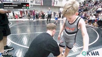 67 lbs Quarterfinal - Jaxen Hoehn, Jacket Wrestling Club vs Baylee Holzbaugh, Team Guthrie Wrestling