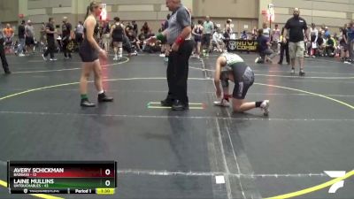 148 lbs Round 1 (4 Team) - Laine Mullins, Untouchables vs Avery Schickman, BadBass