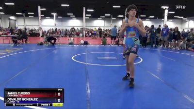 149 lbs Placement Matches (16 Team) - Jesus Guzman, California vs Kyle Gallo, Florida