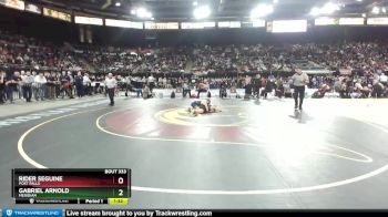 5A 106 lbs Semifinal - Rider Seguine, Post Falls vs Gabriel Arnold, Meridian