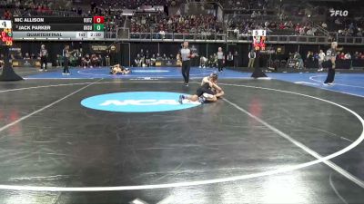 125 lbs Quarterfinal - Jack Parker, Grand Valley St. vs Nic Allison, Kutztown