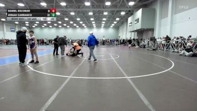 120 lbs Consi Of 64 #1 - Daniel Escobar, RI vs Josiah Carranco, SC