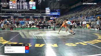 132 lbs Rnd Of 32 - Ismael Ayoub, Ohio vs Hunter Harwood, Oregon