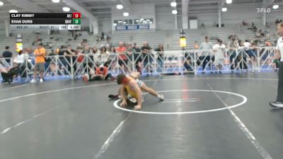 160 lbs Rr Rnd 3 - Clay Kimmy, Average Joes - HSB vs Evan Ours, Team Shutt NXT GEN - HSB