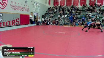 113 lbs Champ. Round 2 - Jacob Avila, Olathe vs Jackson Dinsmore, Norwood