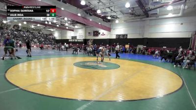 125 lbs Champ. Round 1 - Sophia Quintana, Yucaipa vs Julie Inda, Rancho Mirage