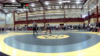 125 lbs Champ. Round 2 - Isabella Ndinga-Mbappe, Lexington High School vs Brooklyn Robison, Harrison