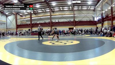 125 lbs Champ. Round 2 - Isabella Ndinga-Mbappe, Lexington High School vs Brooklyn Robison, Harrison