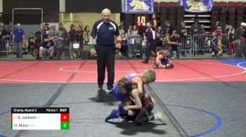 50 lbs Champ. Round 3 - Barrett Jackson, Eastside United vs Hudson Moos, Summit Wrestling Club