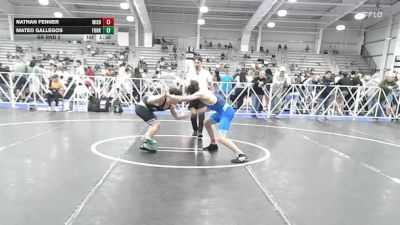 126 lbs Rr Rnd 2 - Nathan Fenner, Misdirection Mat Club - HSB vs Mateo Gallegos, Funk City - HSB