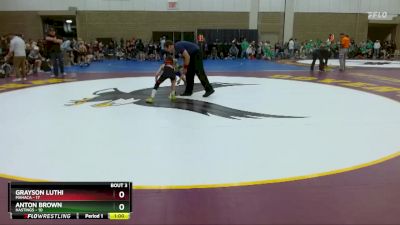 70 lbs Placement (4 Team) - Anton Brown, Hastings vs Grayson Luthi, MAHACA