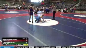 6 lbs Cons. Round 1 - Keaton Armstrong, Catholic High vs Travis Brenton, Bryant High