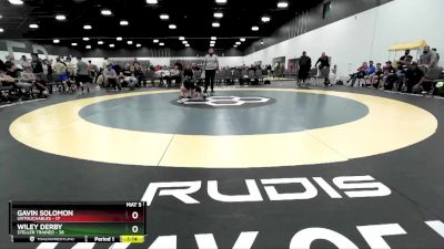 55 lbs Placement Matches (8 Team) - Gavin Solomon, Untouchables vs Wiley Derby, Steller Trained