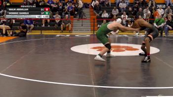 132 lbs 1st Place Match - Malik Abdullah, Churchville Chili vs Dominic Daniels, Lewiston Porter