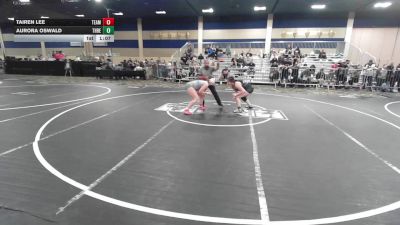 155 lbs Quarterfinal - Tairen Lee, Team Aggression vs Aurora Oswald, Threshold WC