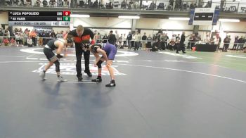 126 lbs Quarterfinal - Luca Popolizio, Christian Brothers Academy vs Ej Vass, Valley Central