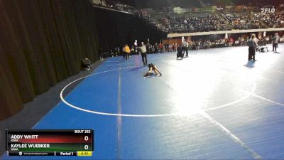 80-87 lbs Semifinal - Kaylee Wuebker, Iowa vs Addy Whitt, Iowa