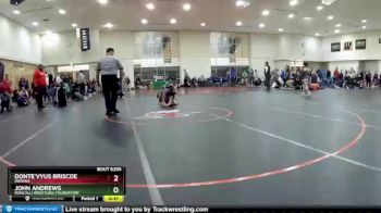 110 lbs Champ. Round 2 - John Andrews, Roncalli Wrestling Foundation vs Donte`Vyus Briscoe, Indiana