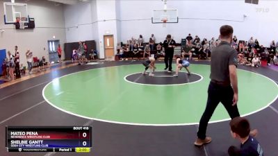 84 lbs Round 1 - Mateo Pena, Reverence Wrestling Club vs Shelbie Gantt, Soda City Wrestling Club