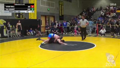 168 lbs Semifinal - Ryan Ball, Durham Wrestling Club vs Eli Voight, Joseph Kerr Middle School