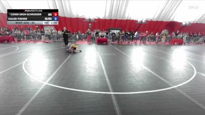 63 lbs Quarterfinal - Cohen Groh-Schroeder, Askren Wrestling Academy vs Kaleb Fisher, Brown Deer Jr Falcons Wrestling Club