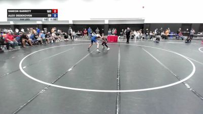 150 lbs Simeon Barrett, Virginia Freestyle vs Alex Oedekoven, South Dakota Blue