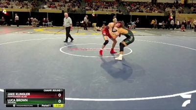 138-4A/3A Champ. Round 1 - Luca Brown, Arundel vs Jake Klingler, Montgomery Blair