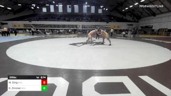 285 lbs Semifinal - Mason Ding, Wyoming vs Kevin Zimmer, Wyoming