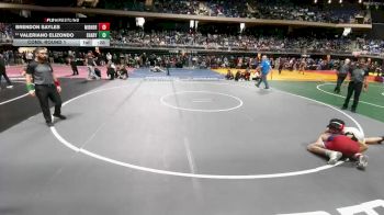 5A 138 lbs Cons. Round 1 - Valeriano Elizondo, Mission Sharyland vs Brendon Sayles, Midlothian Heritage