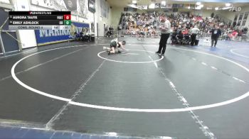 110 lbs Cons. Round 4 - Aurora Taute, Portola vs Emily Ashlock, Edison