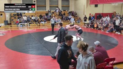 285 lbs Day 1 (round 4) - Trent Moesch-Marciniak, Eden vs Grayson Meyers, Orchard Park