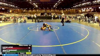 80 lbs Semifinal - Lucas Layne, NBWA vs Benito Barnhart, Naples Bears